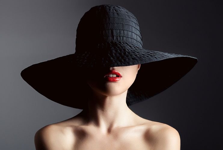 Woman with Large Hat Woman with Large Hat