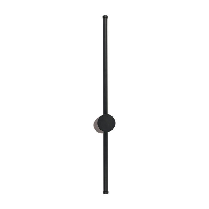 ADE-034-LUMINARIA LED PARED BARRA SLIM ALUMINIO NEGRO MATE INTERIOR IP20 12W BLANCO FRÍO 6500K