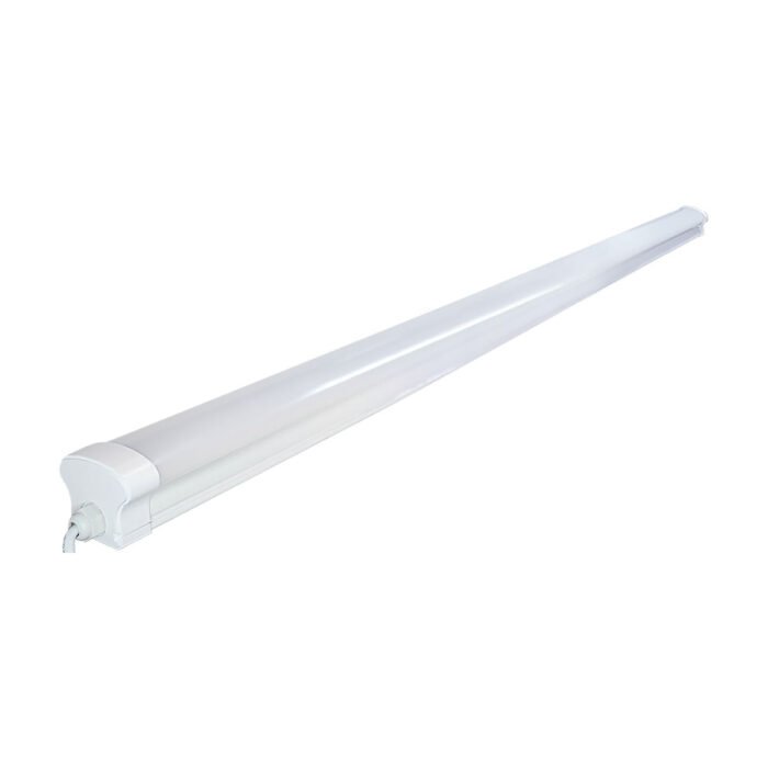 AGA-006-GABINETE INDUSTRIAL LED INTEGRADO 120CM A PRUEBA DE VAPOR 40W 4000LM 90-260VCA EXTERIOR IP65 BLANCO FRÍO 6500K