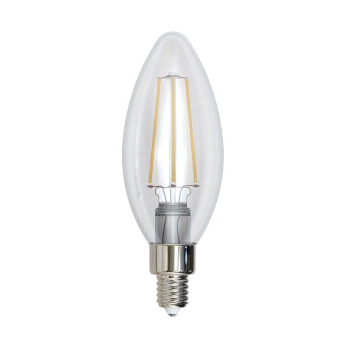 ALA-005-LAMPARA LED FILAMENTO VELA E12 4W 150LM100-140VCA INTERIOR IP20 BLANCO CÁLIDO 2700K