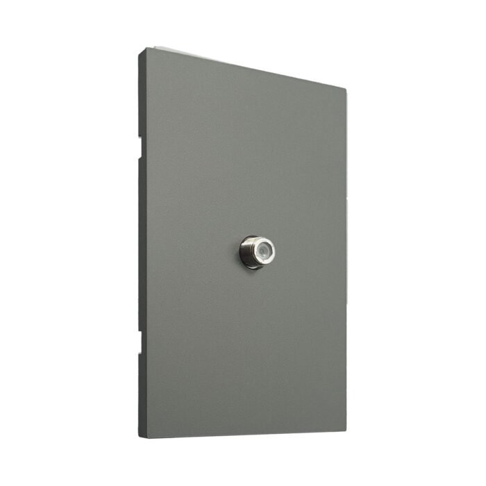 APL-410-PLACA LUXURY CONTACTO TELEVISIÓN GRIS OXFORD 74X112MM SKIN FEEL - Image 2