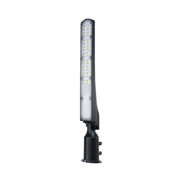 ARE-030-LUMINARIA LED PARA MURO Y CALLE CON FOTOSENSOR ALUMINIO NEGRO 50W 6000LM 100-277V EXTERIOR IP66 BLANCO FRÍO 6500K - Image 2