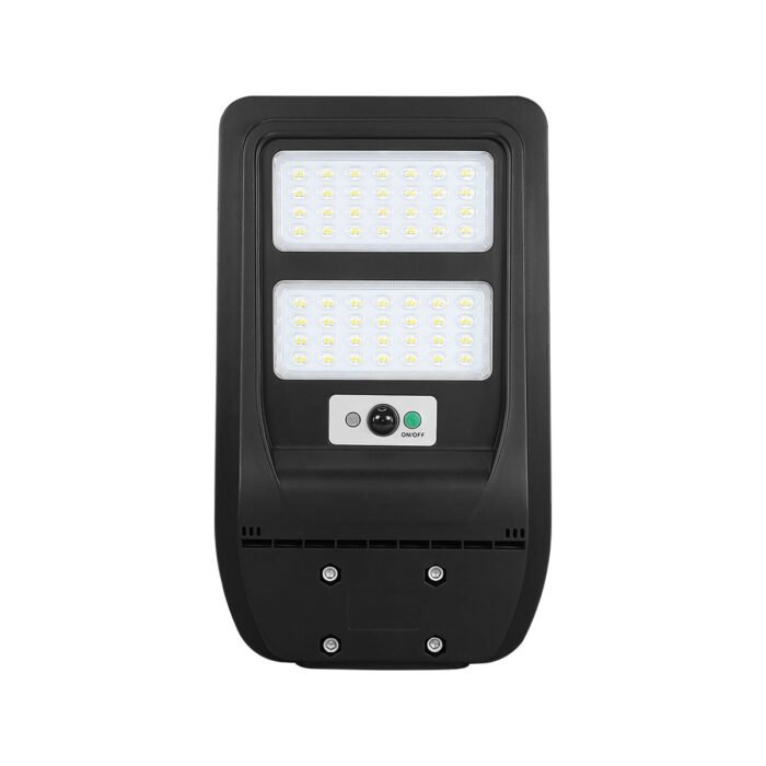 ASL-007-LUMINARIA LED SOLAR ALL IN ONE CON PANEL SOLAR INTEGRADO 600LM SENSOR PIR Y CONTROL REMOTO BLANCO FRÍO 6500K