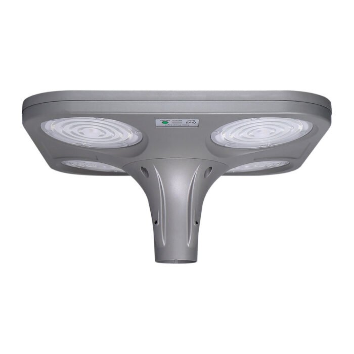 ASL-009-LUMINARIA LED SOLAR PUNTA POSTE CON PANEL POLICRISTALINO 3500LM ABS BLANCO FRÍO 6500K - Image 4