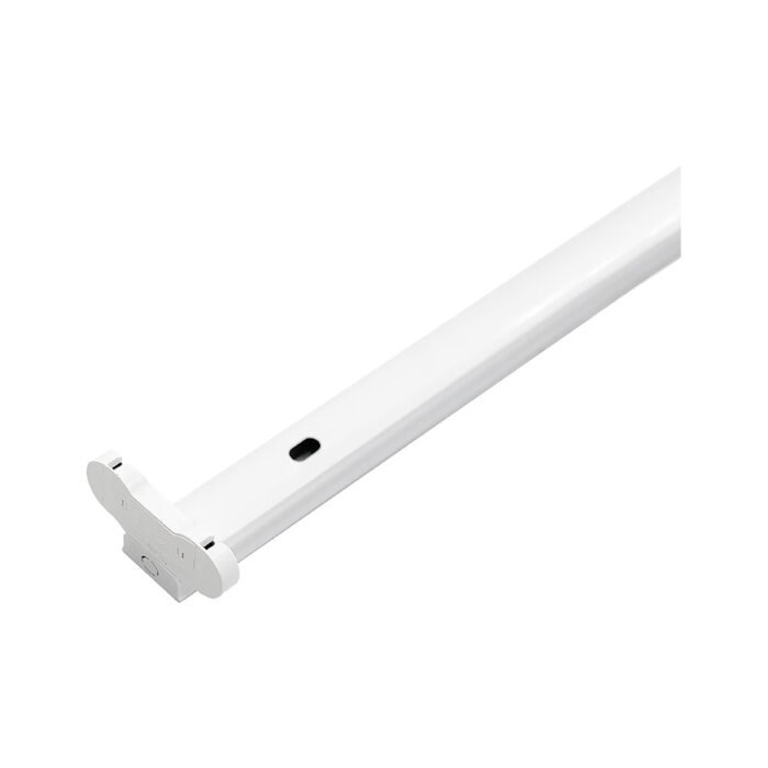 WGA-001-GABINETE CANALETA DOBLE PARA 2 TUBOS LED T8 G13 1.2M 90-260VCA INTERIOR IP20 SOBREPONER