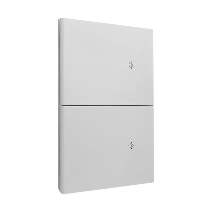 APL-716 – PLACA BLANCA SMART LUXURY 2 APAGADORES